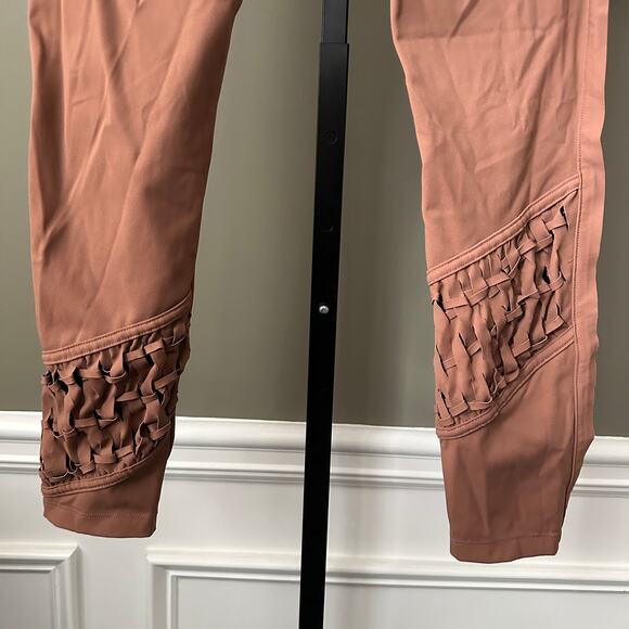 Free People Revelation Leggings Shadowboxer Small Macrame Lattice Yoga - Picture 5 of 6